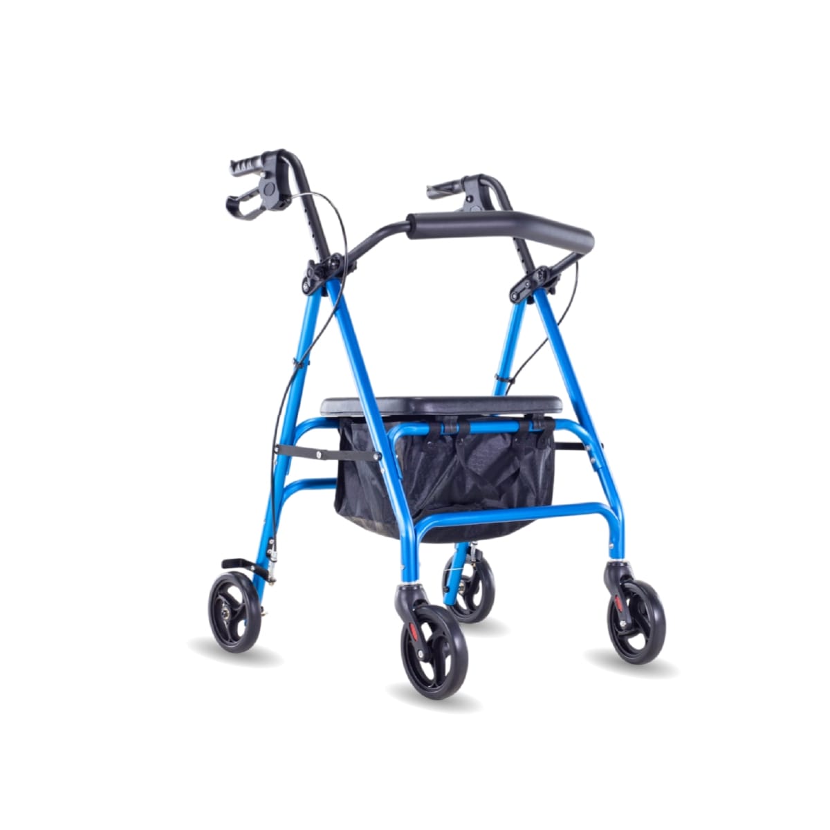 รถเข็นผู้ป่วยหัดเดิน FOREVER ROLLATOR ALUMINUM สีน้ำเงิน_0